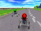 Mario Cart 3d played 135,817 times to date.  Mario lost his car and now he has to race his friends using something a little less conventional! 